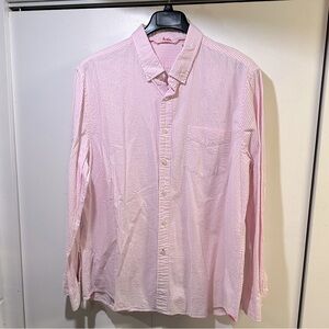 BODEN Pink Stripe Oxford Cloth Button Down Shirt